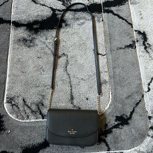 Kate Spade Black Leather Shoulder Bag